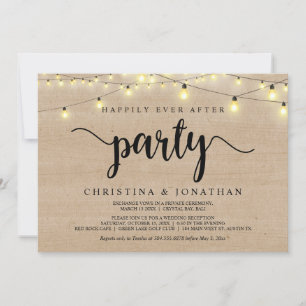 Invitación Afortunadamente Después De Un fiesta, Las Cadenas 