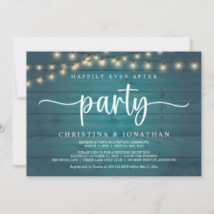 Invitación Afortunadamente Después De Un fiesta, Las Cadenas