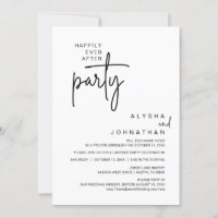 Afortunadamente Después De Una Cena Fiesta, Boda