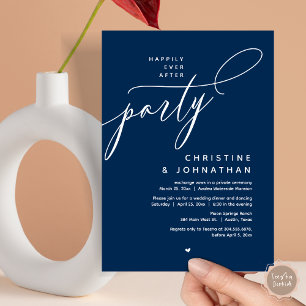 Invitación Afortunadamente Después De Una Cena Fiesta, Modern
