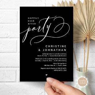 Invitación Afortunadamente Después De Una Cena Fiesta, Modern
