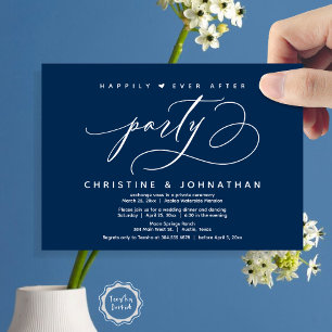Invitación Afortunadamente Después De Una Cena Fiesta, Modern
