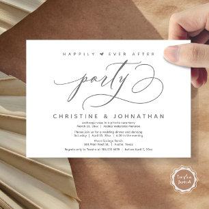 Invitación Afortunadamente Después De Una Cena Fiesta, Modern