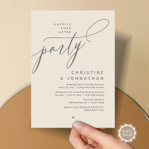 Invitación Afortunadamente Después De Una Cena Fiesta, Modern