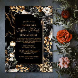 Invitación Afortunadamente Después Del Fiesta Boda Floral De 