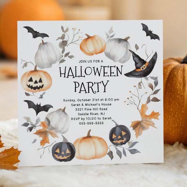 Invitación Afortunadamente divertido Fiesta de Halloween (Subido por el creador)