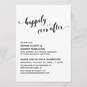 Invitación Afortunadamente, Siempre Después De La Recepción D