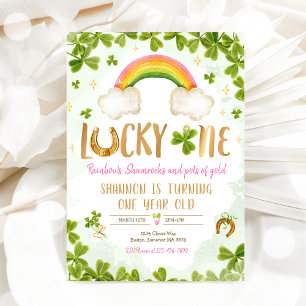 Invitación Afortunado cumpleaños Fiesta de San Patricio