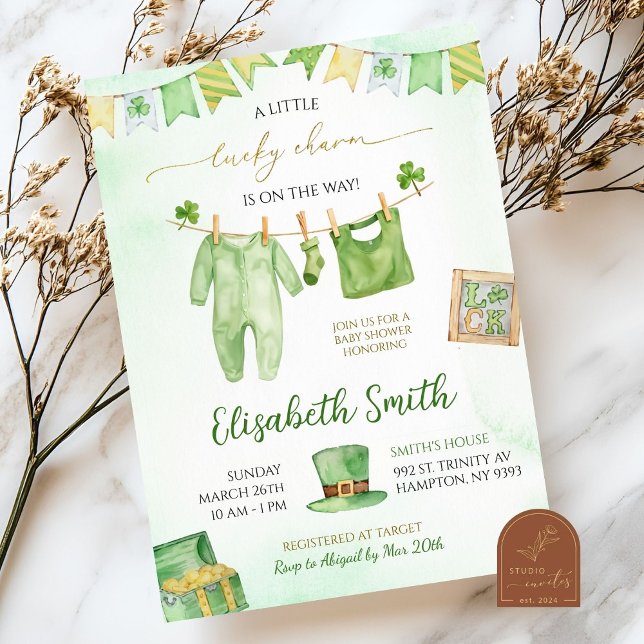 Invitación Afortunado en el Encantador Baby Clothes Baby Show (Subido por el creador)