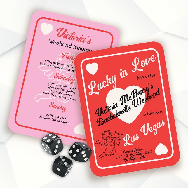 Invitación Afortunado en el fin de semana de Bachelorette (Subido por el creador)