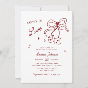 Invitación Afortunado por amar El Casino de Las Vegas Casino