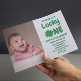 Invitación Afortunado, un día de San Patricio