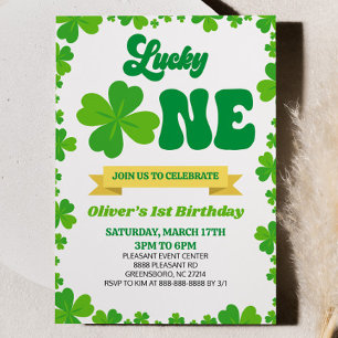 Invitación Afortunado, un Fiesta de cumpleaños en San Patrici