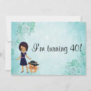 Invitación Africano-Americano cumple 40 años
