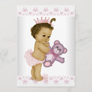 Invitación Afroamericano Baby Shower