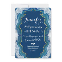 Agate Elegant Bonito Blue Geode Pattern