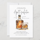 Invitación Aged to Perfection Whiskey<br><div class="desc">¿Estás listo para celebrar un hito en la vida de un verdadero entusiasta del whisky? No busque más que nuestra "Invitación al cumpleaños masculino de Ageto a la perfección"! Esta invitación cuidadosamente elaborada combina perfectamente el encanto del whisky vintage con la alegría de celebrar el cumpleaños, lo que lo convierte...</div>