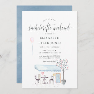 Invitación Agenda de fin de semana de Bachelorette para el Ca
