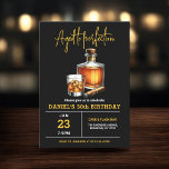Invitación Ageto a la perfección Whisky Cigar 30 cumpleaños<br><div class="desc">Levante un vaso para celebrar con estilo con esta invitación a la fiesta de cumpleaños de Whiskey Bourbon para Adultos. Con un diseño rústico y sofisticado inspirado en las etiquetas clásicas de whisky, esta invitación es perfecta para los amantes de los buenos espíritus. Con tipografía audaz y tonos ricos y...</div>