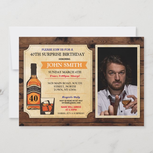 Invitación Ageto a Perfección Fotos de Whisky de Madera de Cu (Anverso)