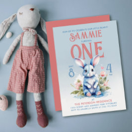 Invitación Agradable chico Chica Floral Nacimiento acuático