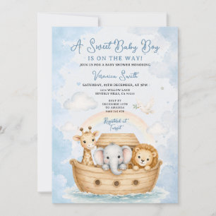 Invitación Agradable Dulce Fiesta de Bienvenida de un Bebé Ni