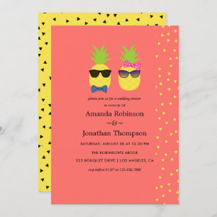 Invitación Agradable verano tropical exótico Beach Wedding Sh