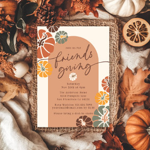 Invitación Agradables Calabazas Terracotta para el Arco de la