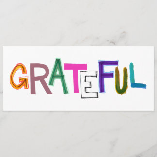 Invitación Agradecido gracias arte del gratitiude de la