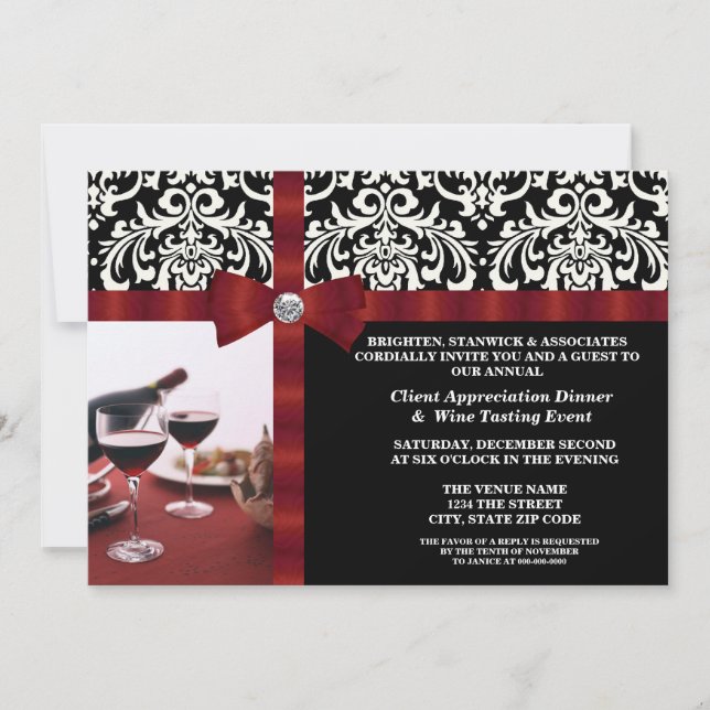 Invitación Agradecimiento a Clientes de Eventos Corporativos (Anverso)
