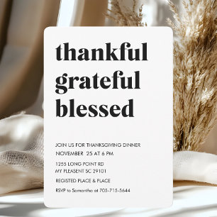 Invitación Agradecimiento Agradecimiento Bienvenida Día de Ac