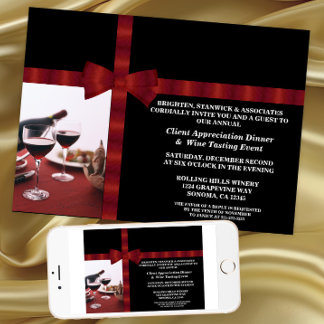 Invitación Agradecimiento al cliente del evento corporativo