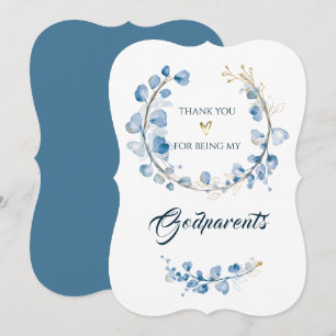 Invitación AGRADecimiento Personalizado por ser mis Padrinos