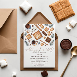 Invitación Agregar Baby Shower neutral de género de amor de S