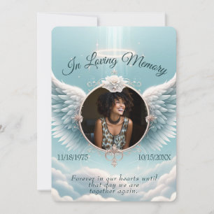 Invitación Agregar foto personalizada memorial