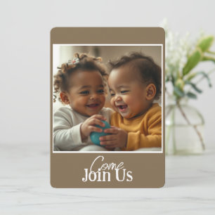 Invitación Agregar Foto y Texto