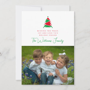 Invitación AGREGAR TU FOTO Árbol de ferias navideñas