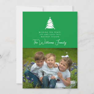 Invitación AGREGAR TU FOTO Árbol de ferias navideñas