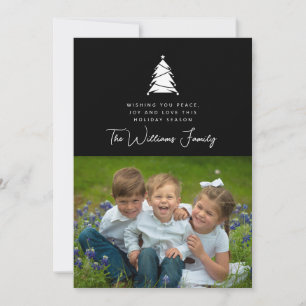 Invitación AGREGAR TU FOTO Árbol de ferias navideñas