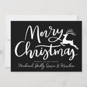 Invitación AGREGAR TU FOTO   Renos navideños feroces