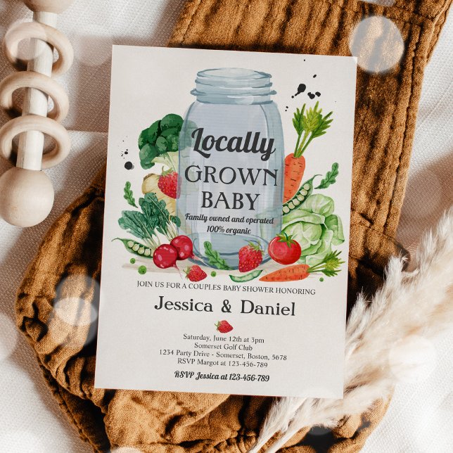 Invitación Agricultores comercializan Baby Shower bebé invi d (Subido por el creador)