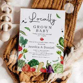 Invitación Agricultores comercializan Baby Shower para bebé d