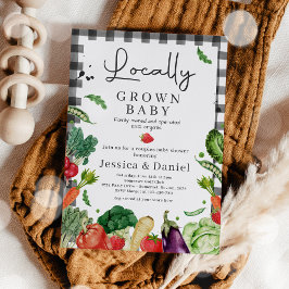 Invitación Agricultores comercializan Baby Shower para bebé d