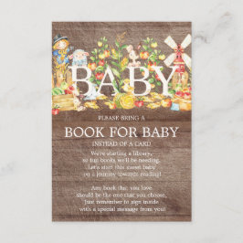 Invitación Agricultores comercializan libro de Baby Shower pa