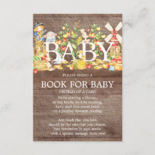 Invitación Agricultores comercializan libro de Baby Shower pa