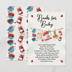 Invitación Agricultores comercializan libros de Baby Shower p