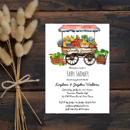 Invitación Agricultores locales comercializan la ducha de beb