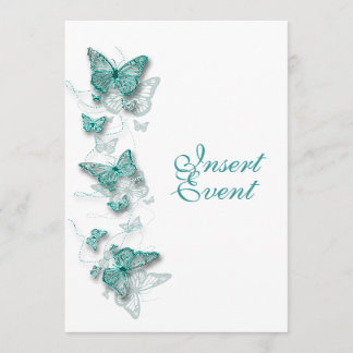 Invitación agua blanco cumpleaños compromiso boda