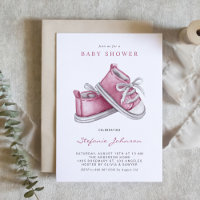 Agua color de rosa zapato para bebé Es un Baby Sho