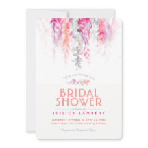 Agua coral rosa salvia verde ducha de novia